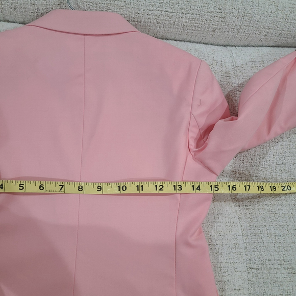 Boys Size 7 Blazer Dress Sport Coat Miami Vice Pink Suit Jacket Shawl Lapels - Picture 6 of 7